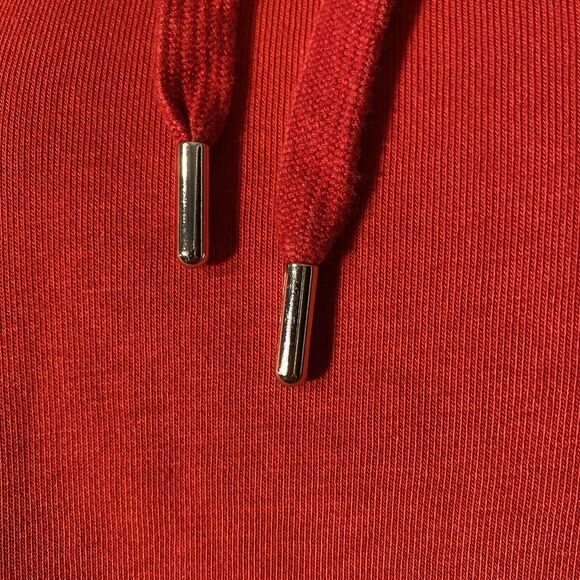 Guess Women's Los Angeles Crop Hoodie Size‎ XS Red Stripes Guess - Picture 6 of 7